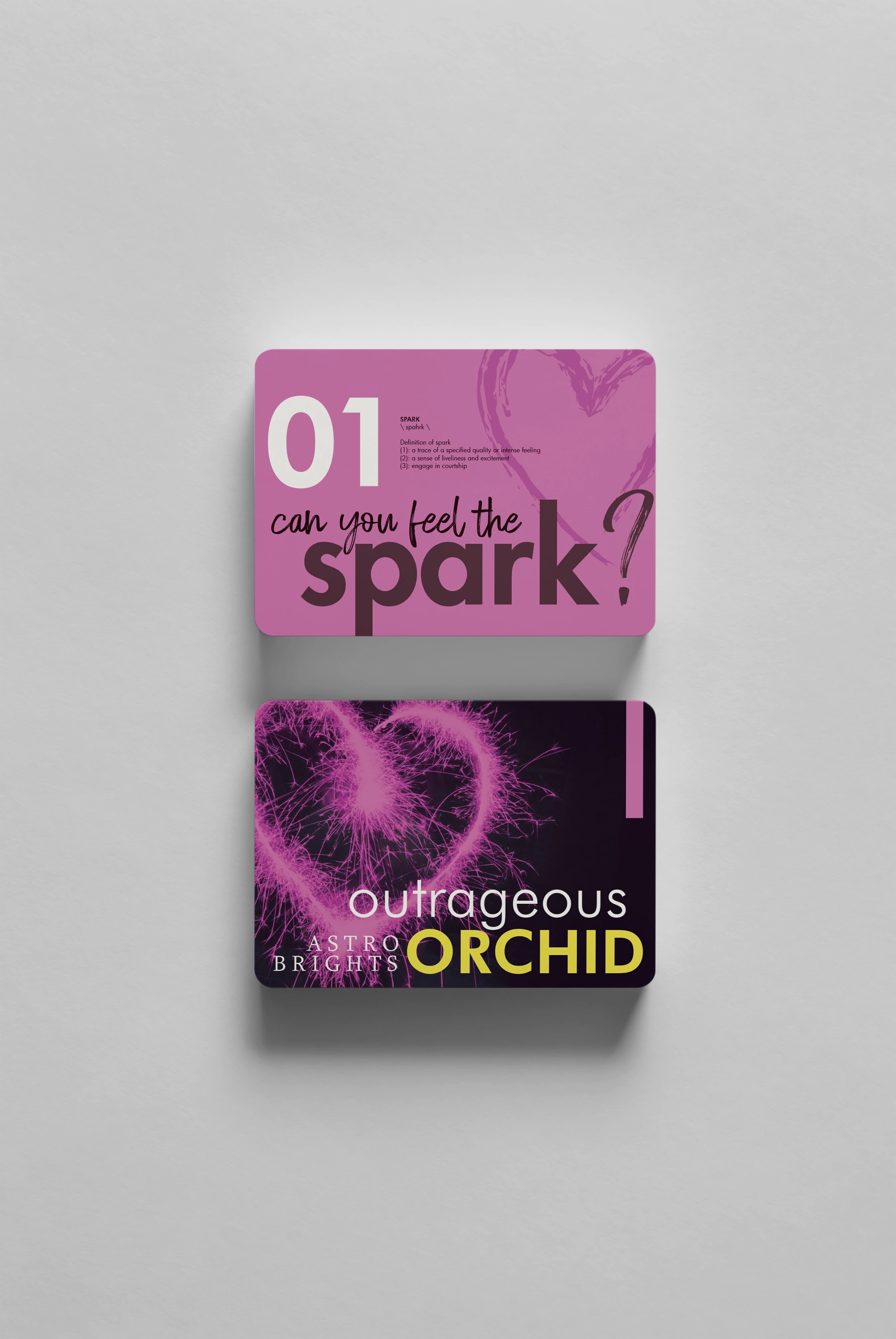 Astrobrights card design 1
