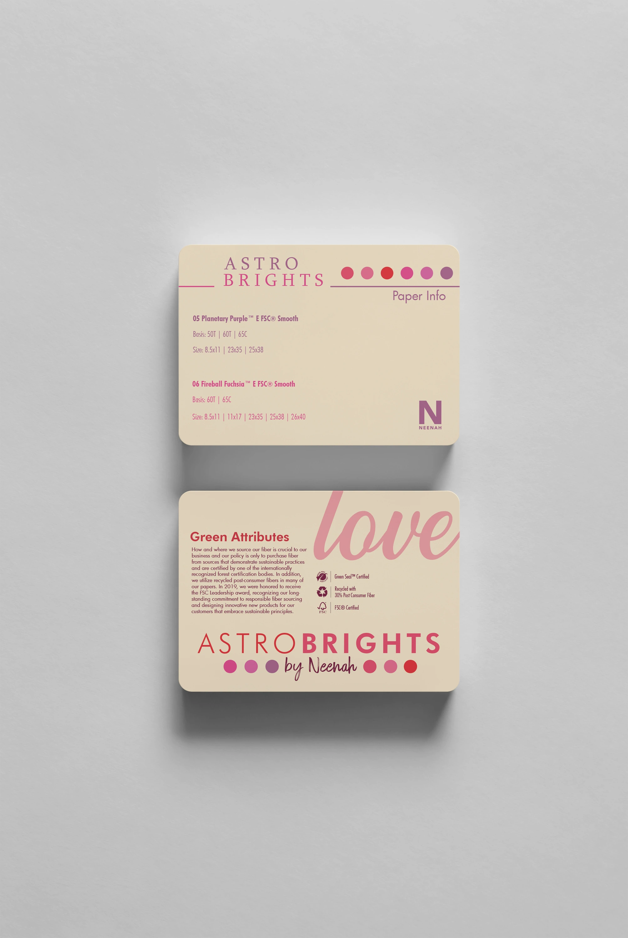 Astrobrights card design 9