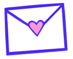 Envelope with heart