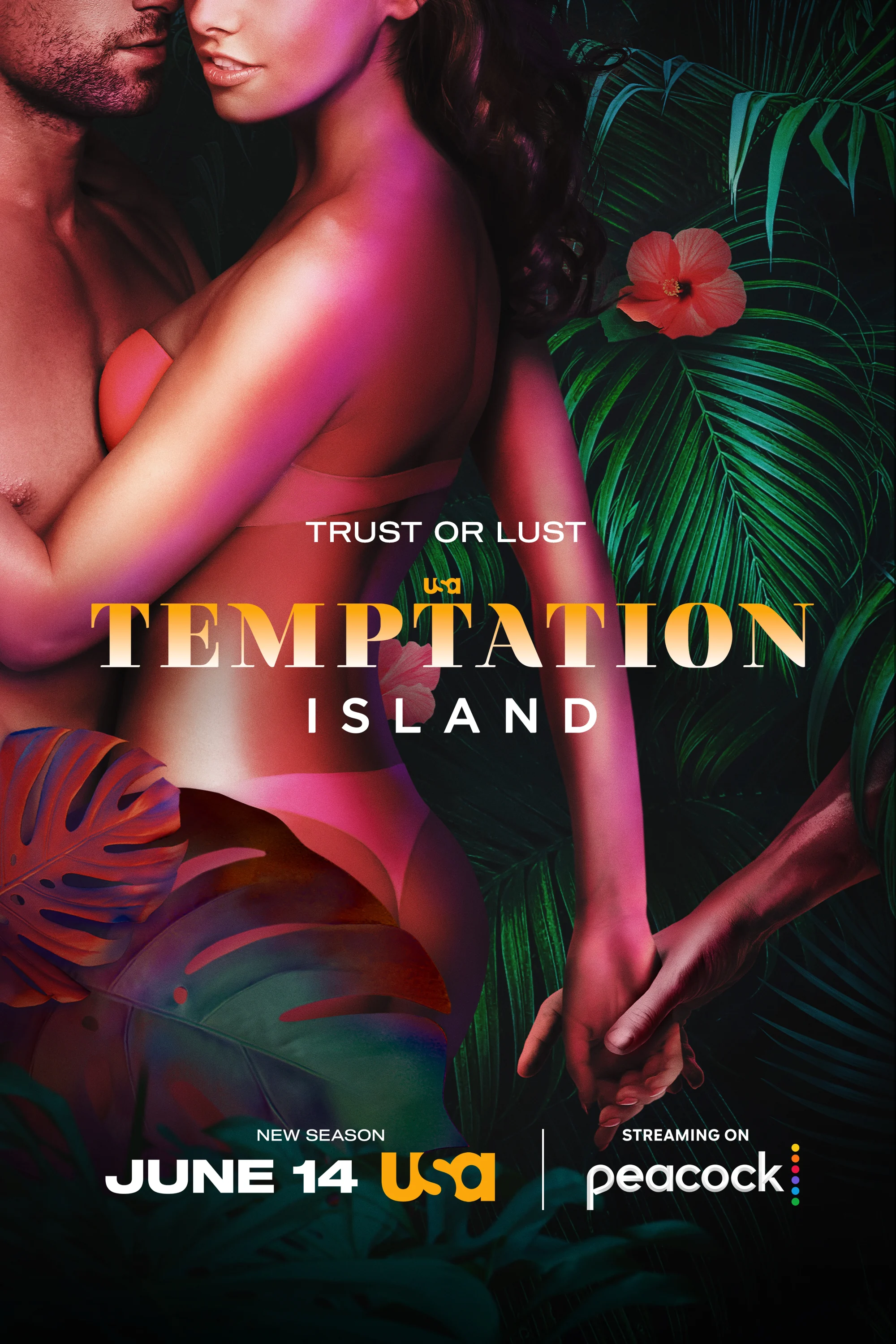 Vertical Temptation Island Season 5 premiere key art